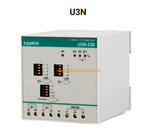 FANOX 控制与测量继电器 U3-S / U3-N 系列